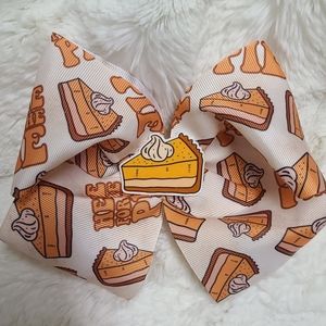 Here for the pie jumbo hair bow